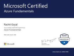 microsoft certified: azure fundamentals